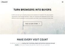 Tablet Screenshot of baseux.com